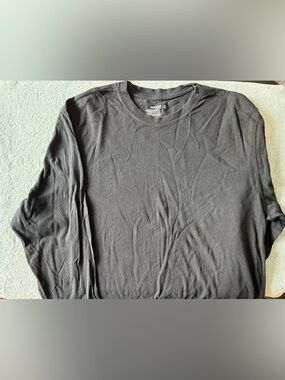 Old Navy Classic Men's Long-Sleeve Tee - Black XL